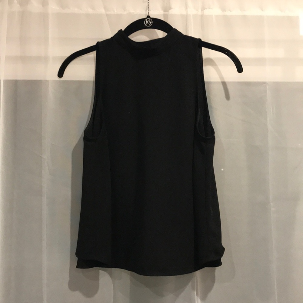 ZARA woman black high neck backless top